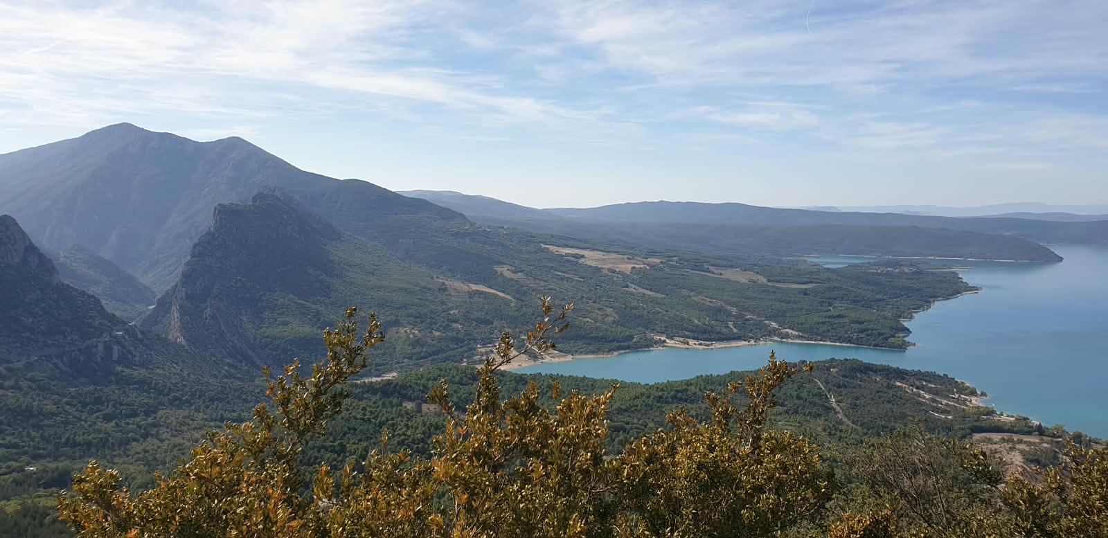 Vue sur lac